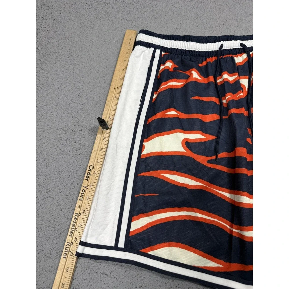Nike Dri-FIT Shorts Mens 3XL Tiger Stripe Basketball Mesh 8 Inseam FN1850-121